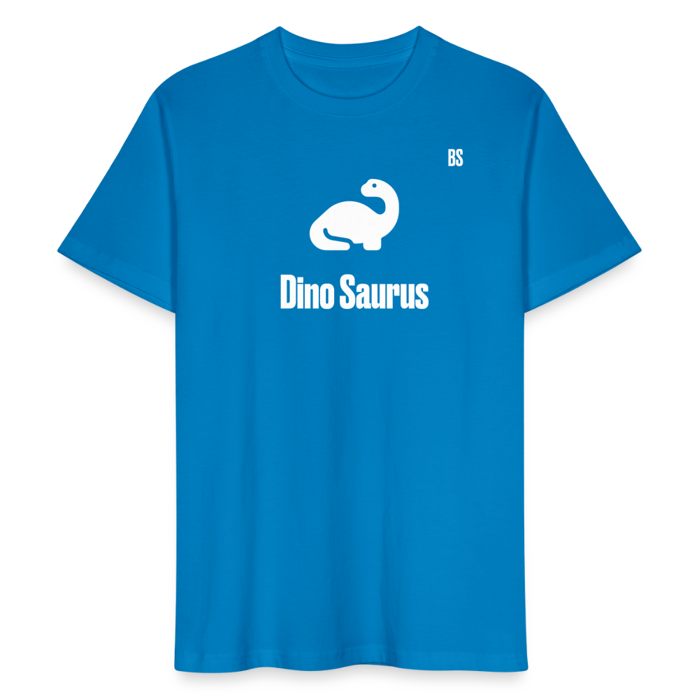 Dino Saurus Men's Organic T-Shirt - peacock-blue