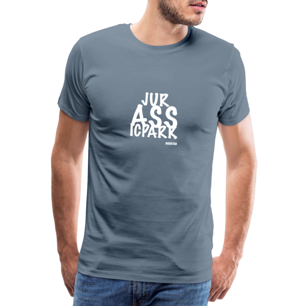 Dinosaurus ASS Men’s Premium T-Shirt - steel blue