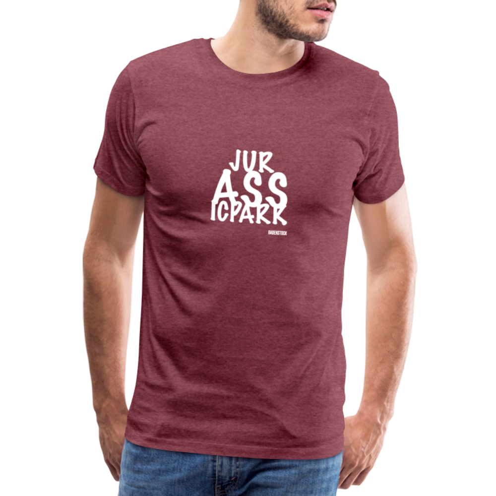 Dinosaurus ASS Men’s Premium T-Shirt - heather burgundy