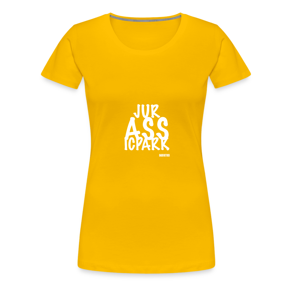 Dino Saurun ASS Women’s Premium T-Shirt - sun yellow