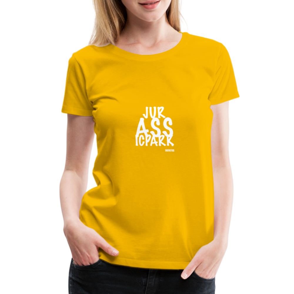 Dino Saurun ASS Women’s Premium T-Shirt - sun yellow