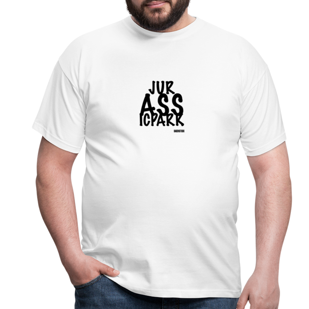 Dino Saurus ASS Men's White T-Shirt - white