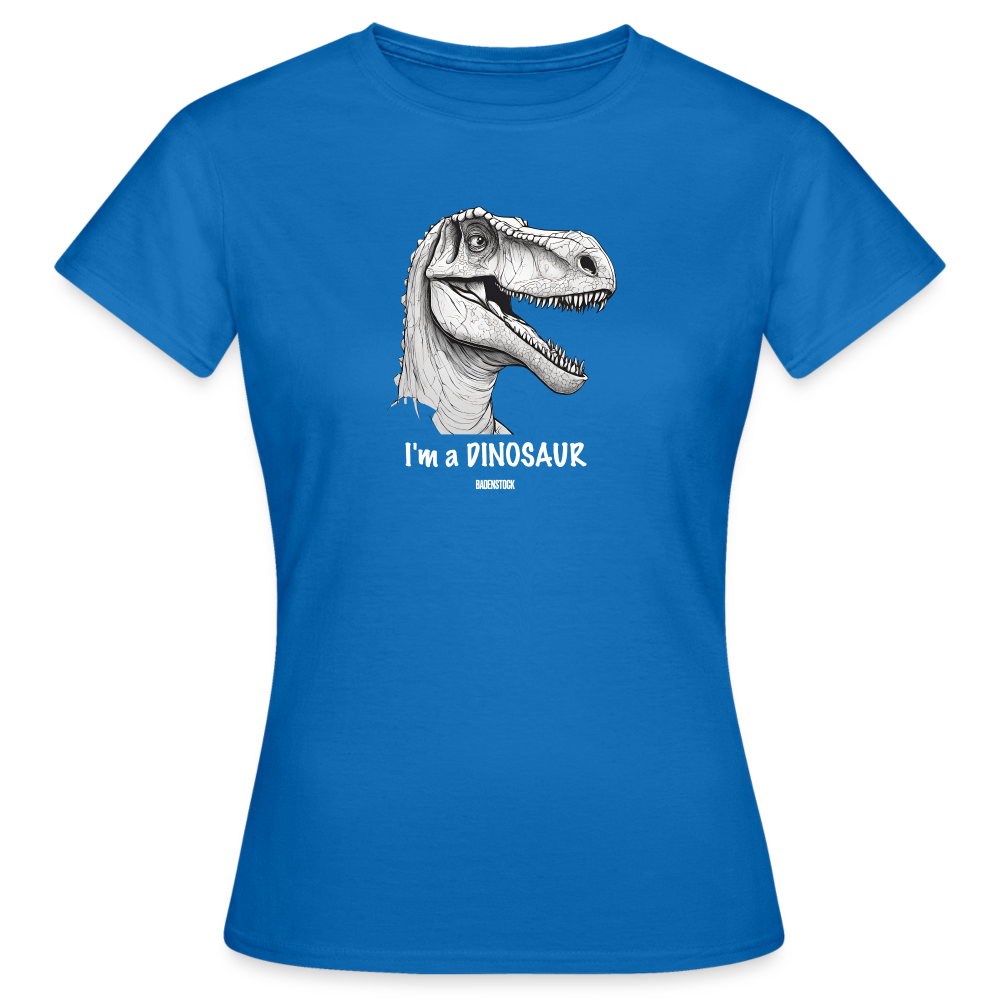 Dino Saurus I'm Women's T-Shirt - royal blue