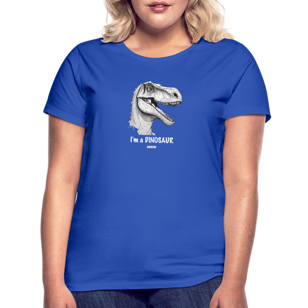 Dino Saurus I'm Women's T-Shirt - royal blue
