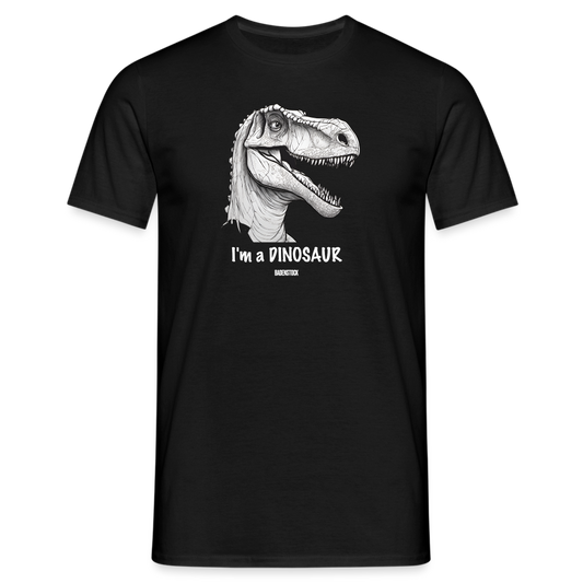 Dino Saurus I'm Men's T-Shirt - black