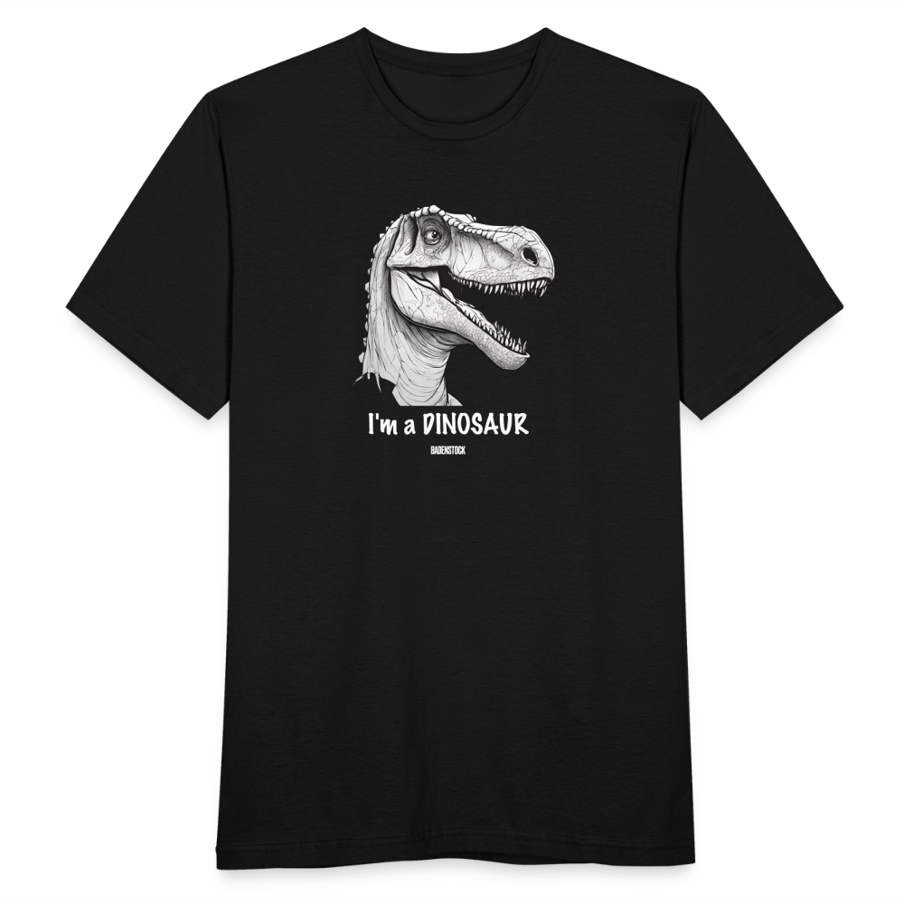 Dino Saurus I'm Men's T-Shirt - black