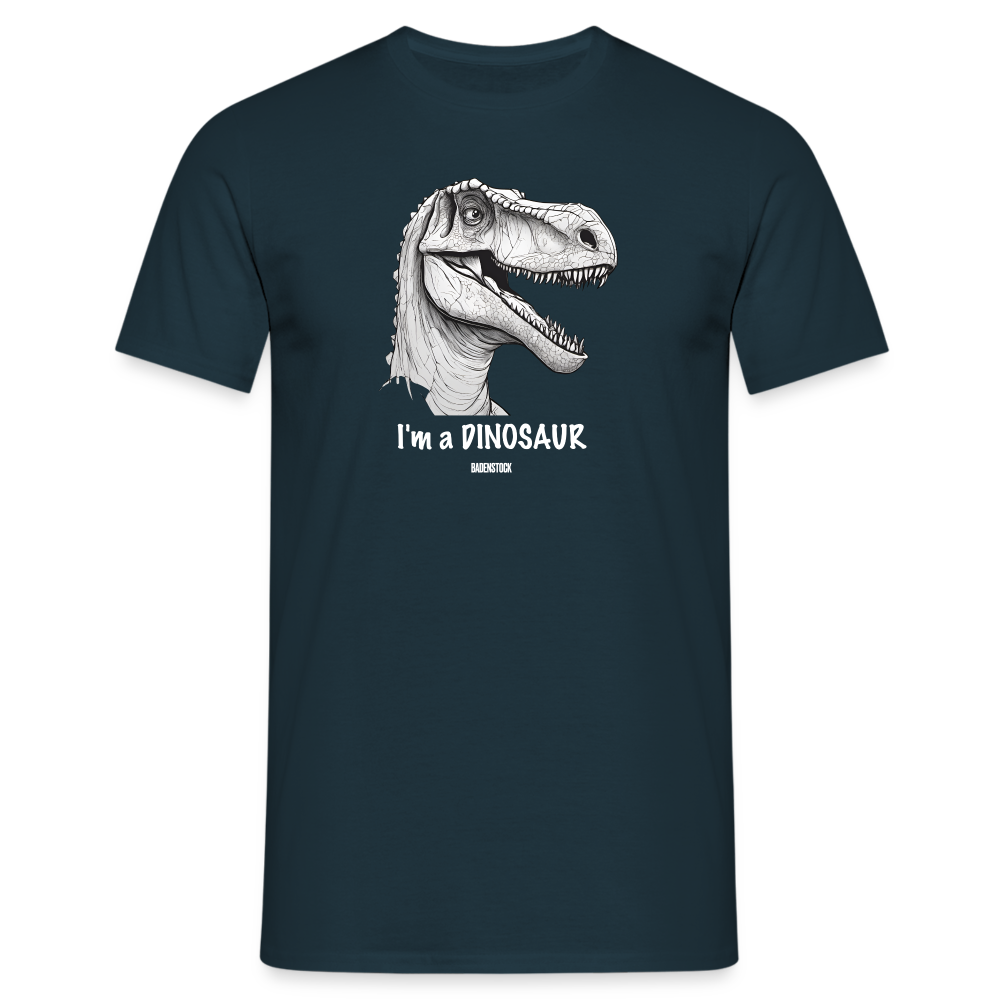 Dino Saurus I'm Men's T-Shirt - navy