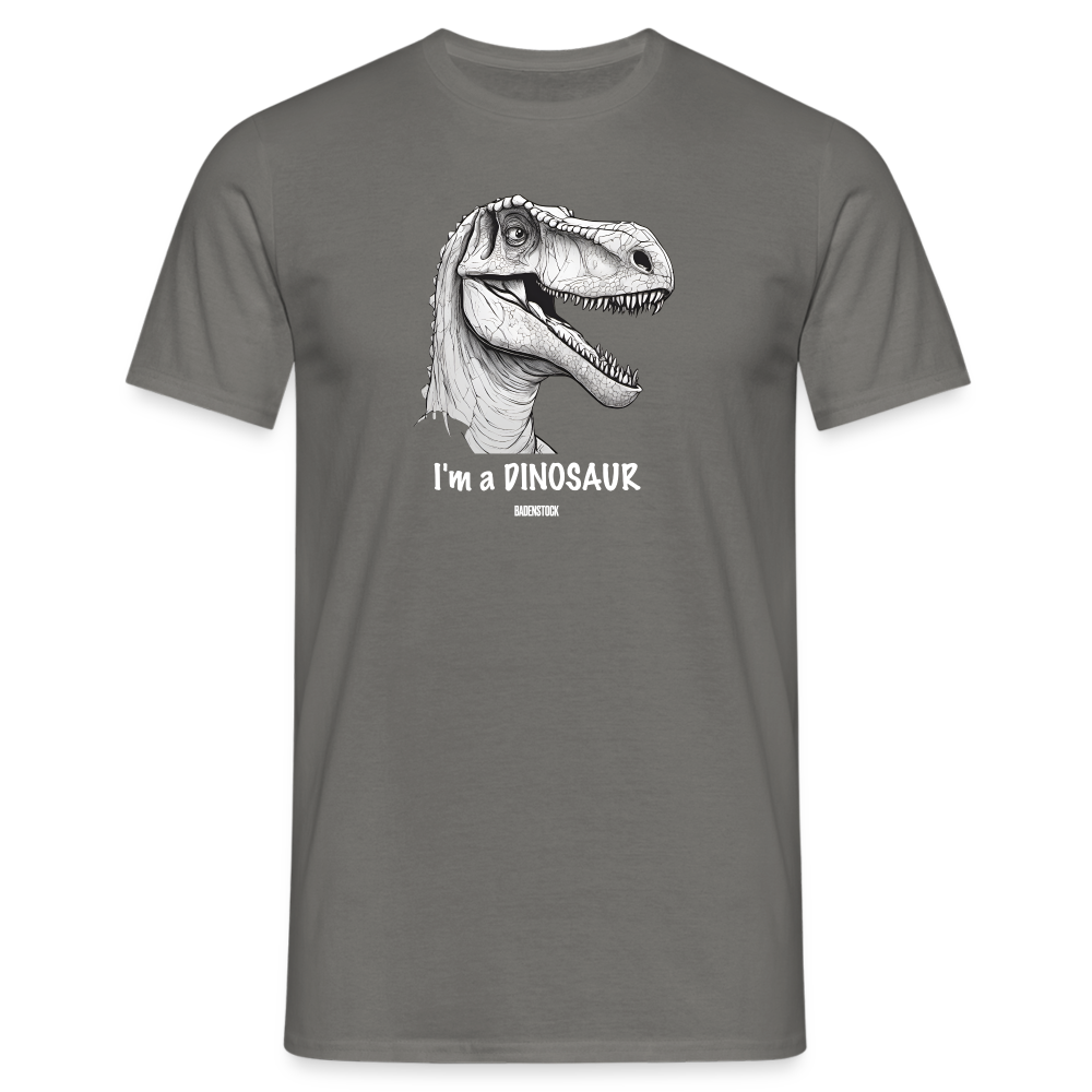Dino Saurus I'm Men's T-Shirt - graphite grey