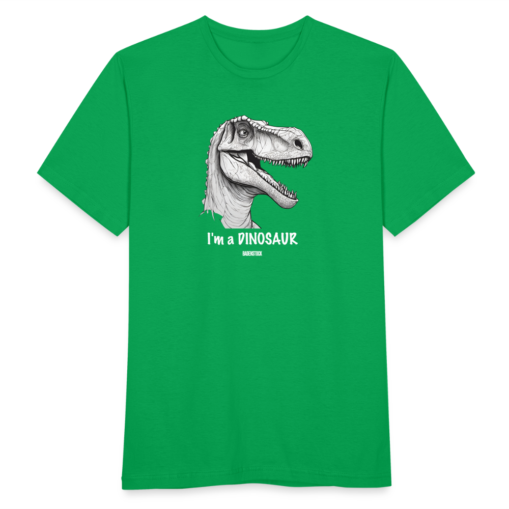 Dino Saurus I'm Men's T-Shirt - kelly green