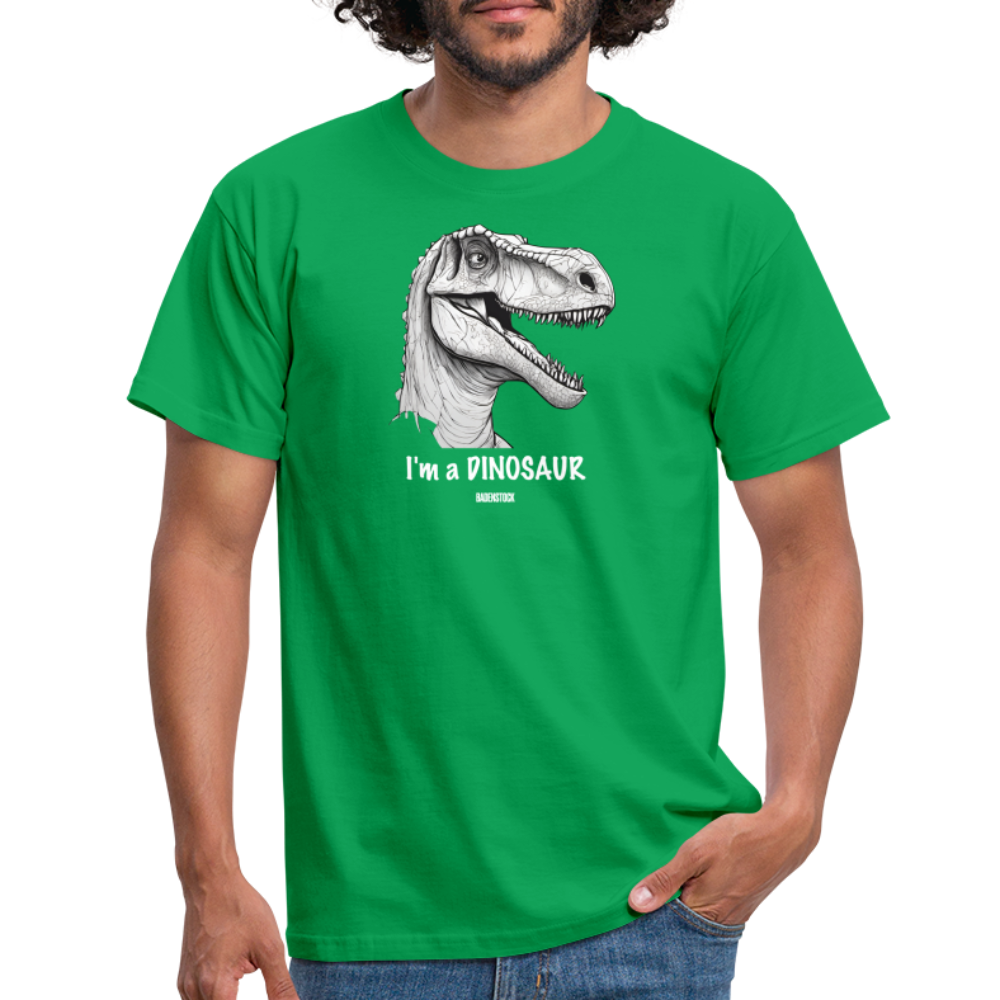 Dino Saurus I'm Men's T-Shirt - kelly green