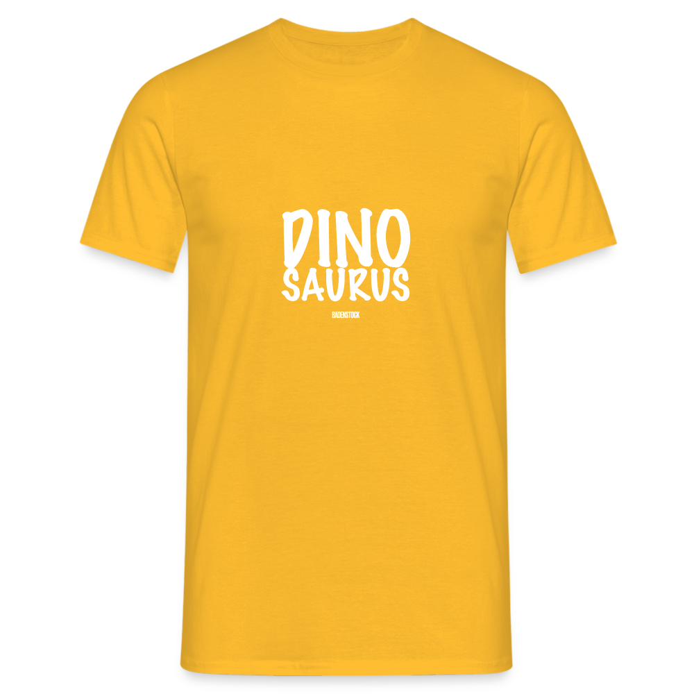 Dino Saurus Men's T-Shirt - yellow