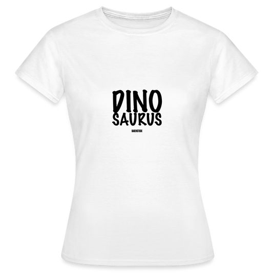 Dino Saurus White Women's T-Shirt - white