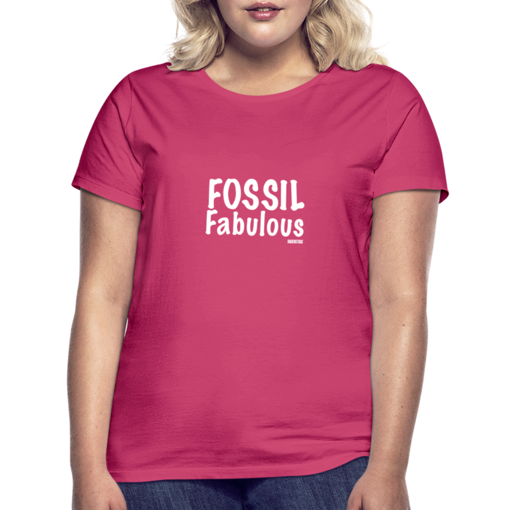 Dino Saurus Fossil Women's T-Shirt - azalea