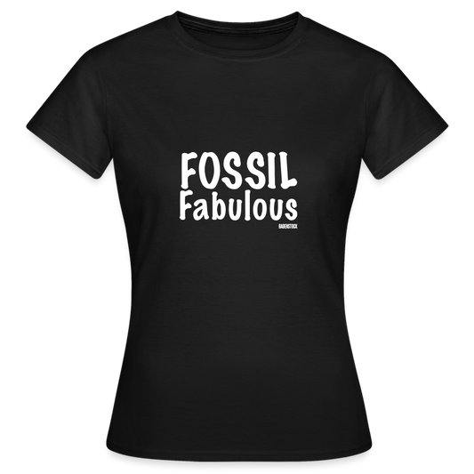 Dino Saurus Fossil Women's T-Shirt - black