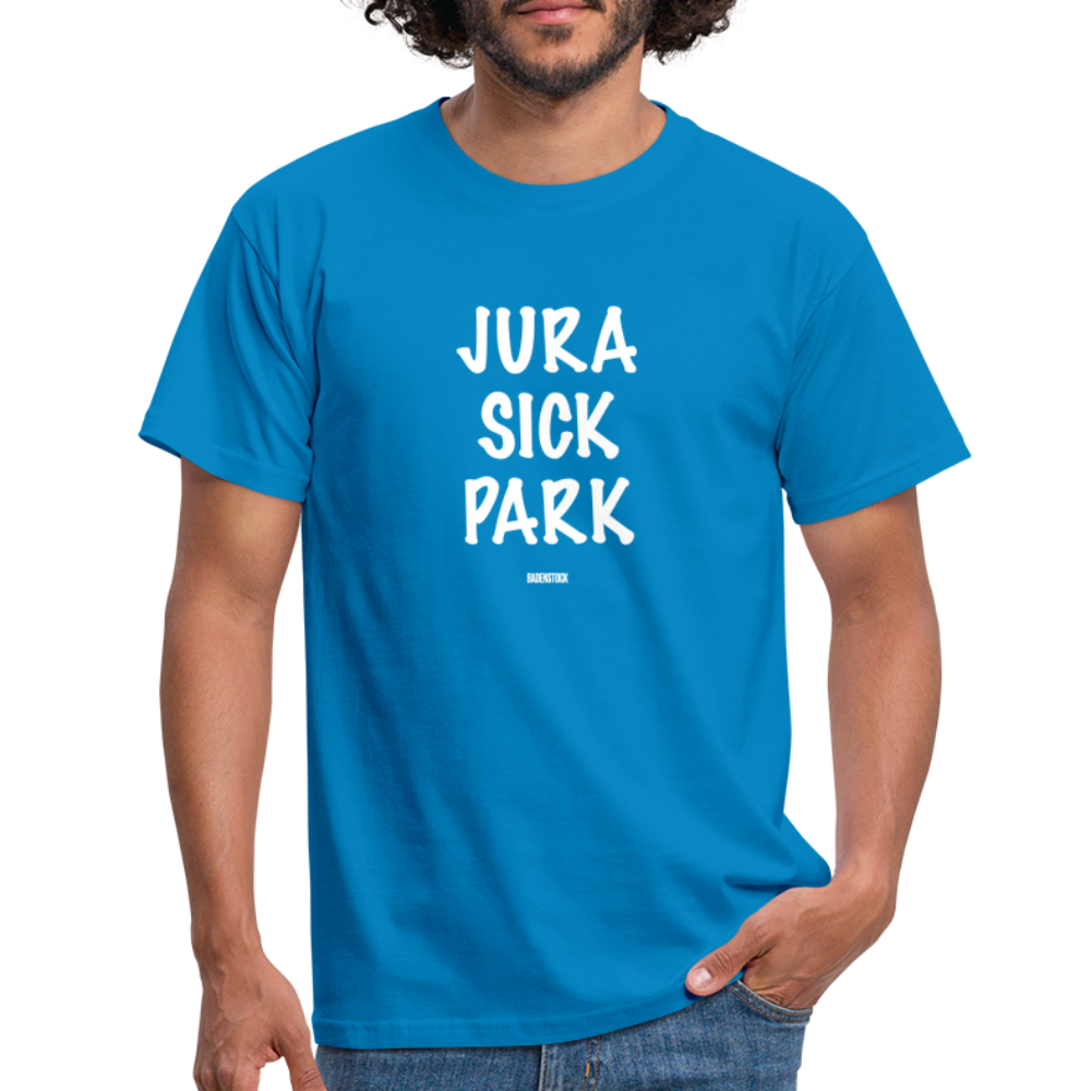 Dino Saurus Jurasick Park Men's T-Shirt - royal blue