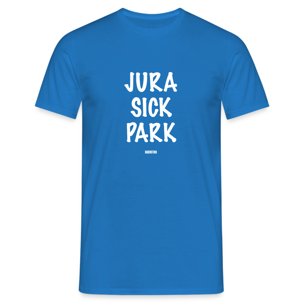 Dino Saurus Jurasick Park Men's T-Shirt - royal blue