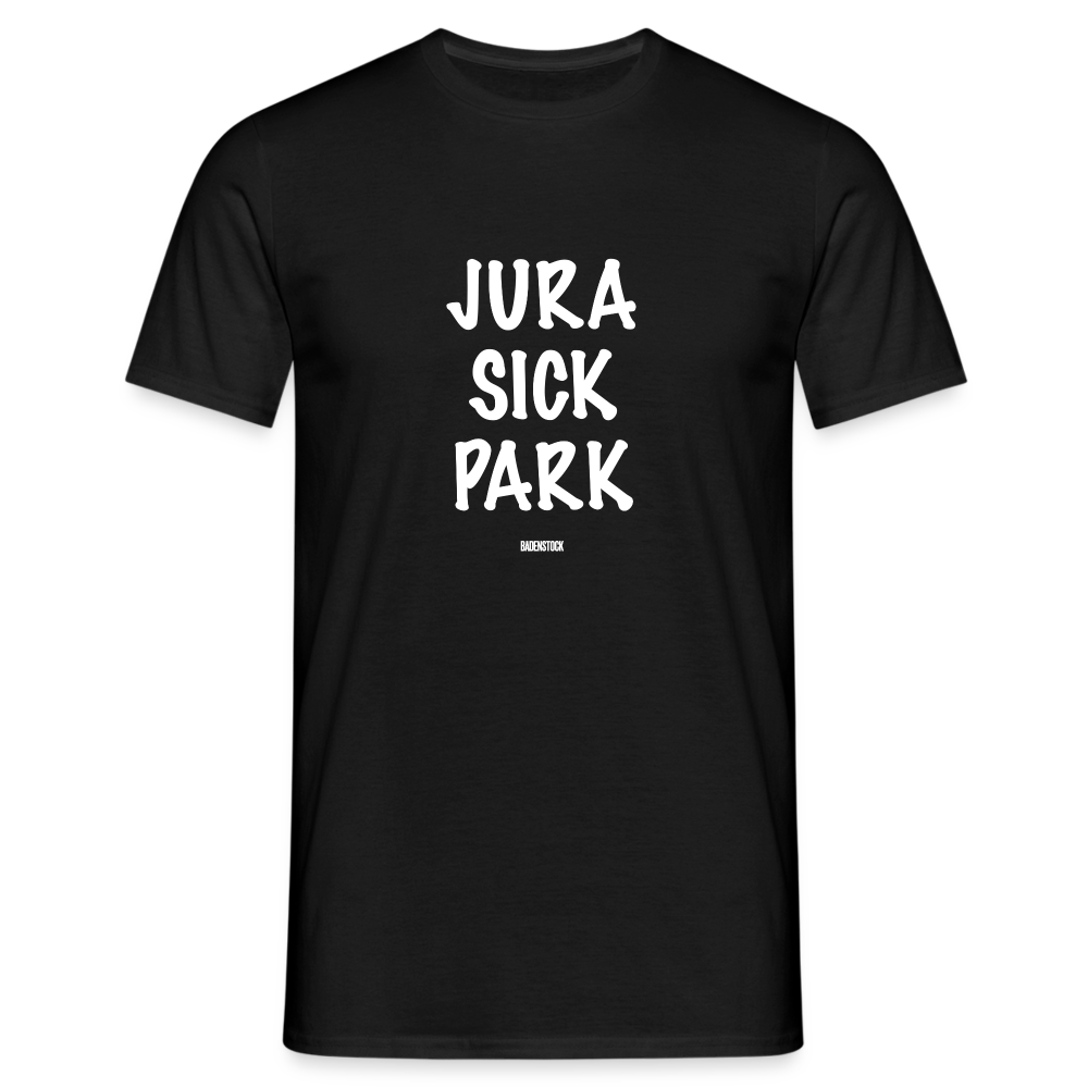 Dino Saurus Jurasick Park Men's T-Shirt - black