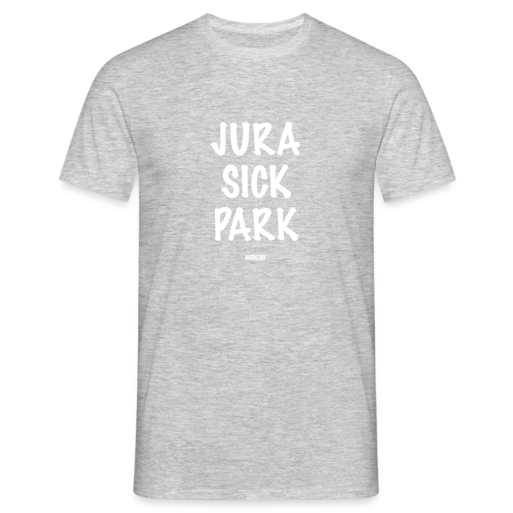Dino Saurus Jurasick Park Men's T-Shirt - heather grey