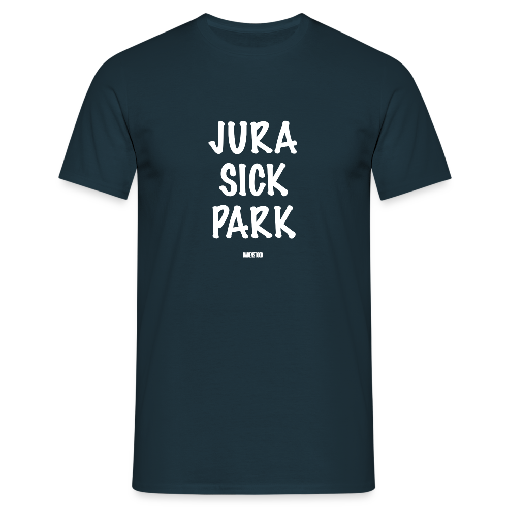 Dino Saurus Jurasick Park Men's T-Shirt - navy