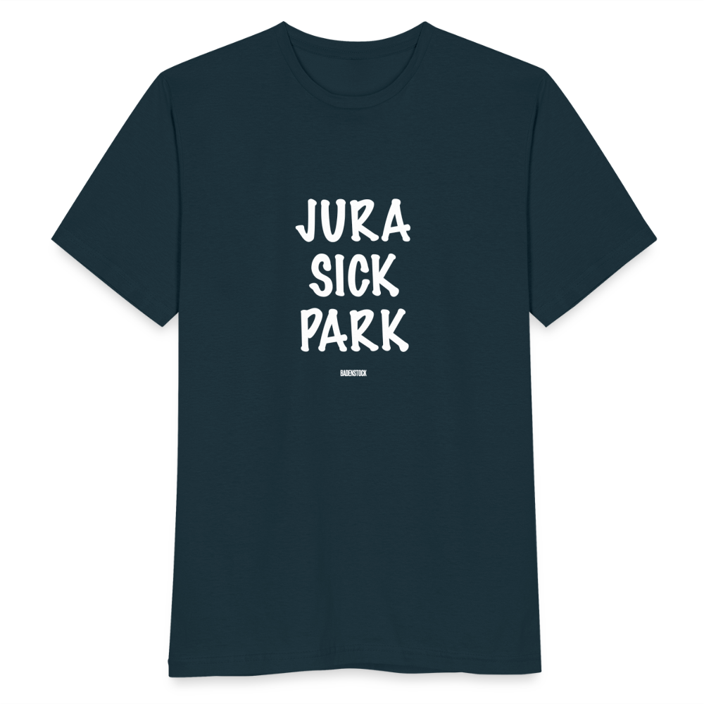 Dino Saurus Jurasick Park Men's T-Shirt - navy