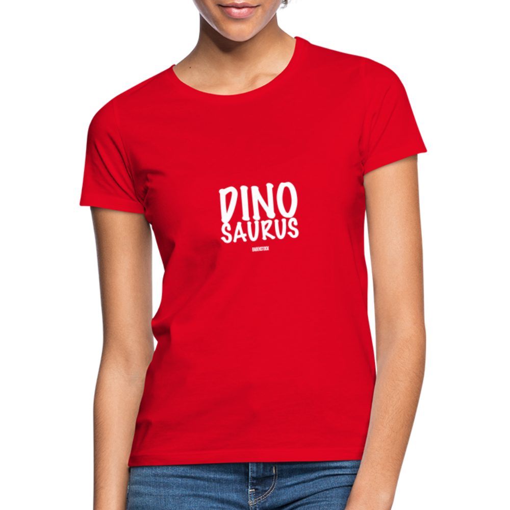 Dino Saurus Women's T-Shirt - red