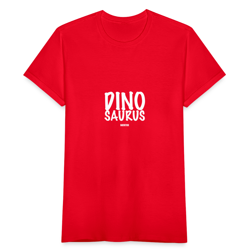 Dino Saurus Women's T-Shirt - red