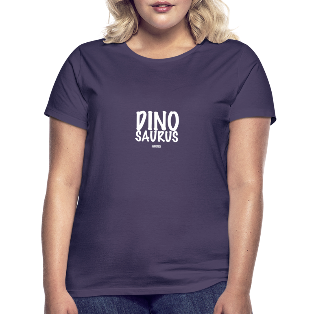 Dino Saurus Women's T-Shirt - dark purple