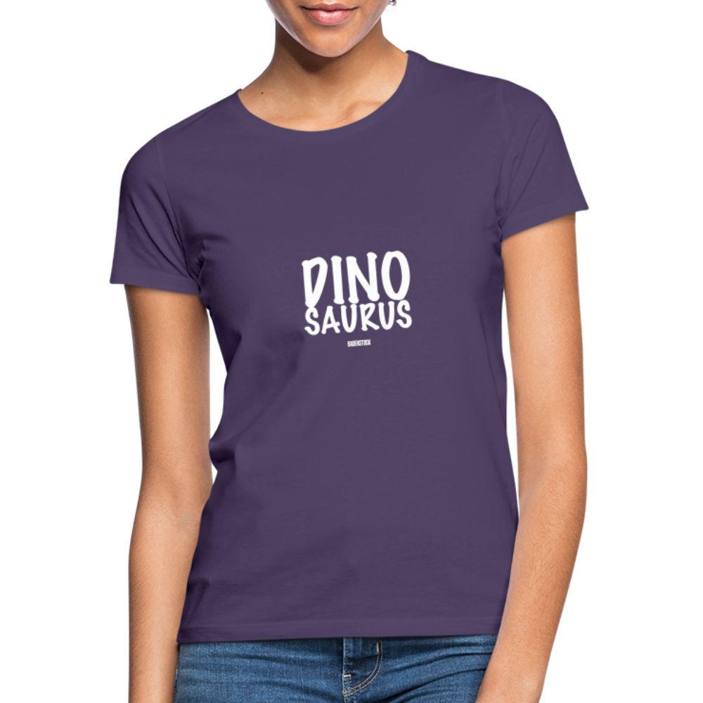 Dino Saurus Women's T-Shirt - dark purple
