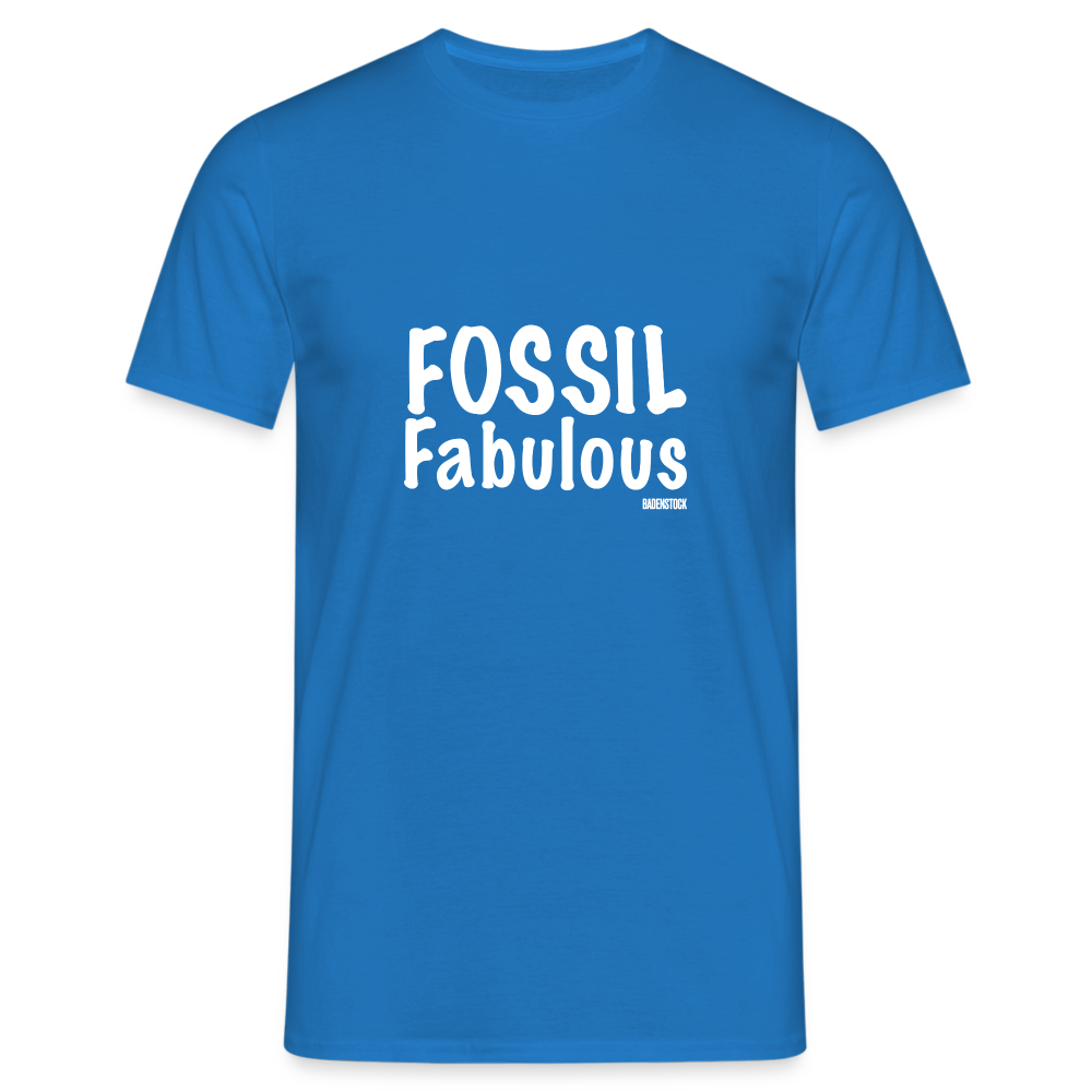 Dino Saurus Fossil Men's T-Shirt - royal blue