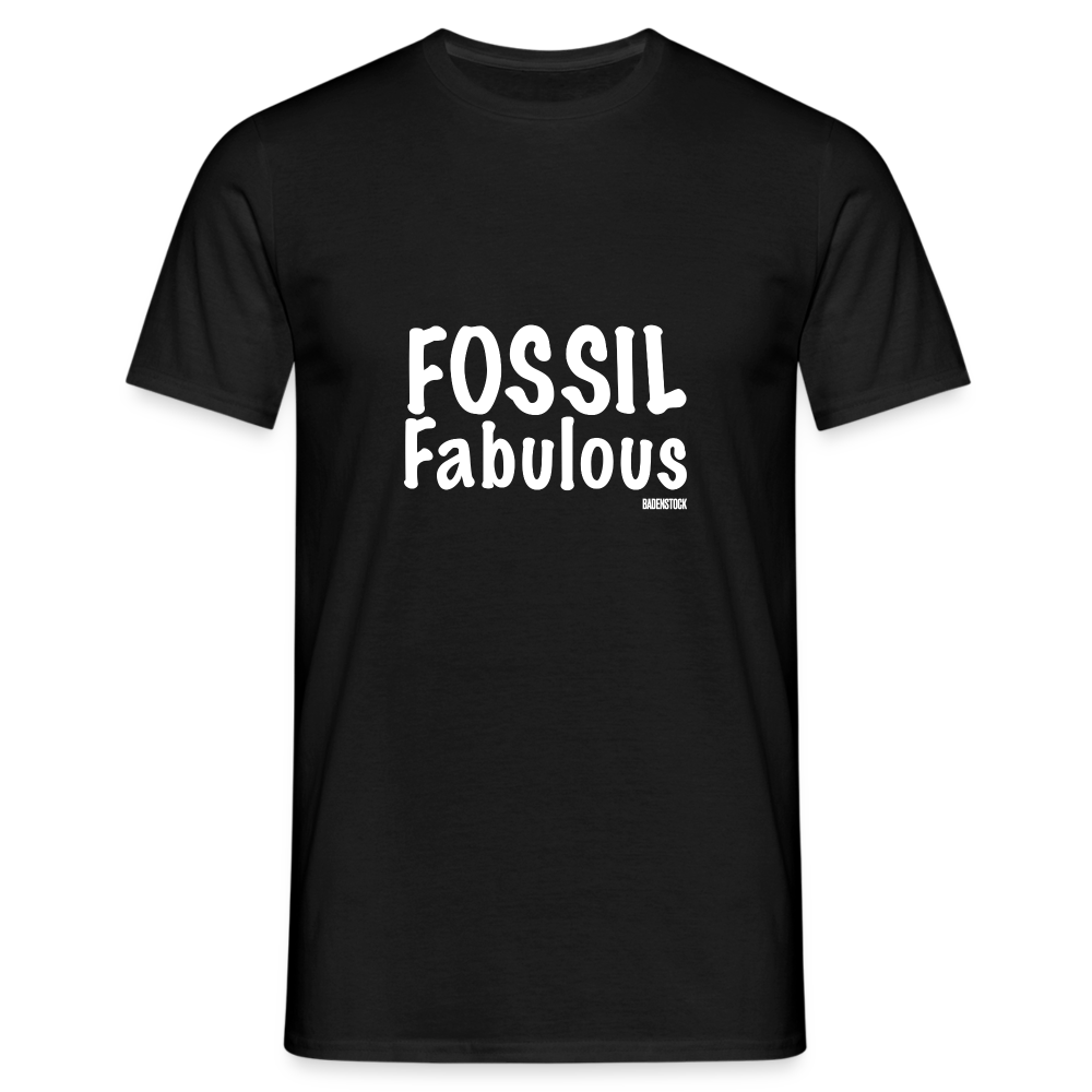 Dino Saurus Fossil Men's T-Shirt - black