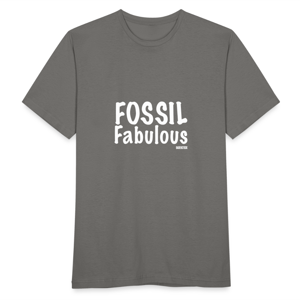 Dino Saurus Fossil Men's T-Shirt - graphite grey