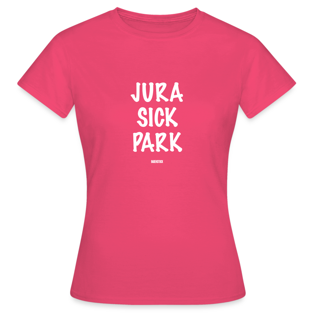 Dino Saurus Jurasick Park Women's T-Shirt - azalea