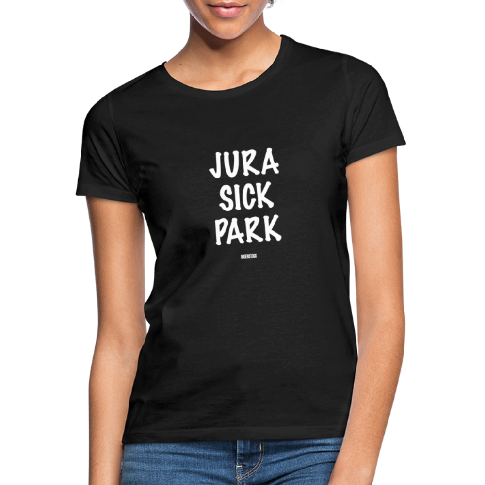 Dino Saurus Jurasick Park Women's T-Shirt - black