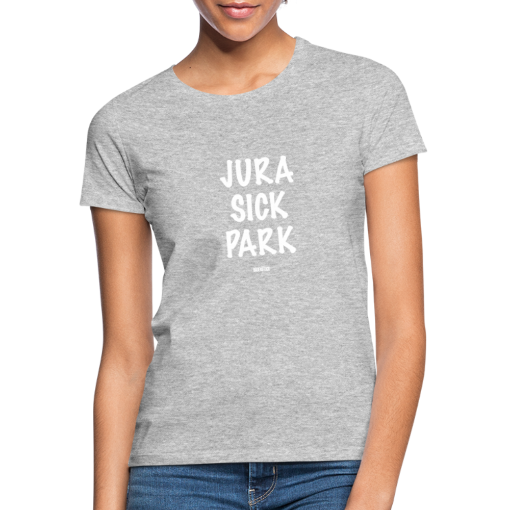 Dino Saurus Jurasick Park Women's T-Shirt - heather grey
