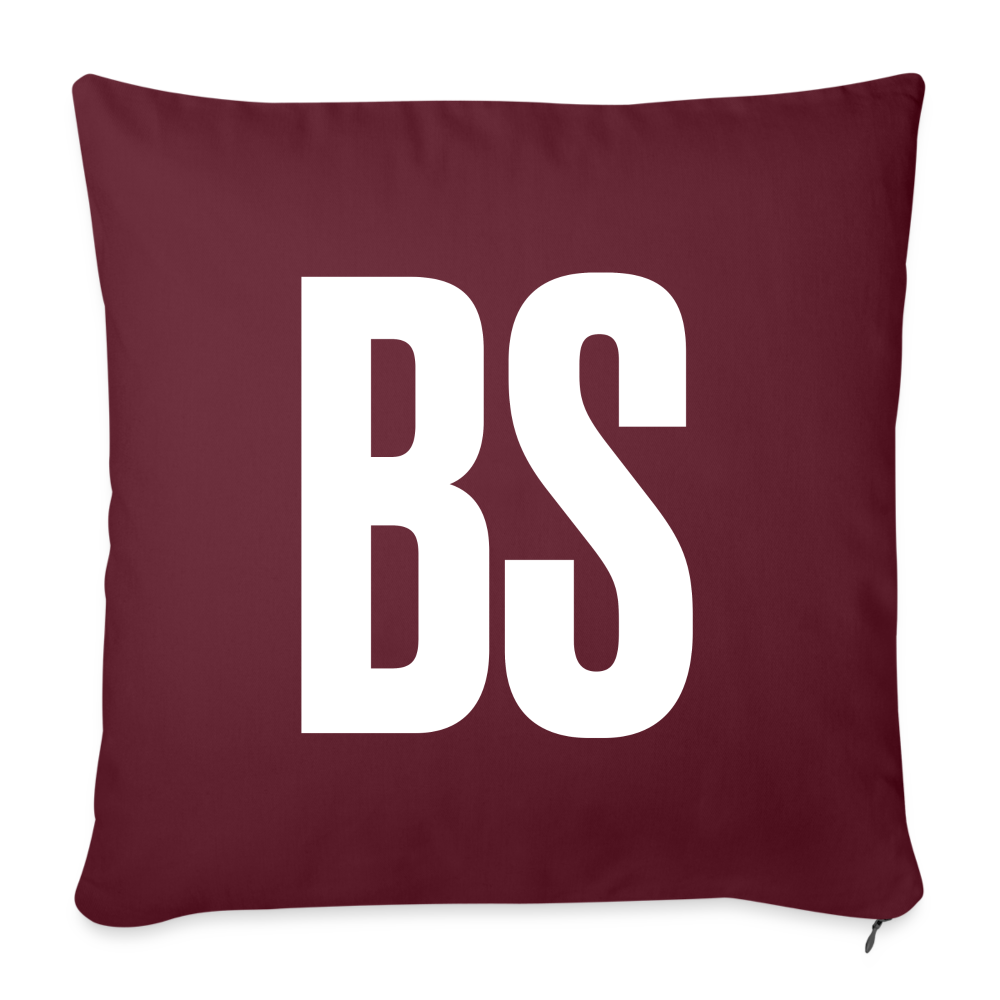 BS Sofa pillowcase 17,3'' x 17,3'' (45 x 45 cm) - burgundy