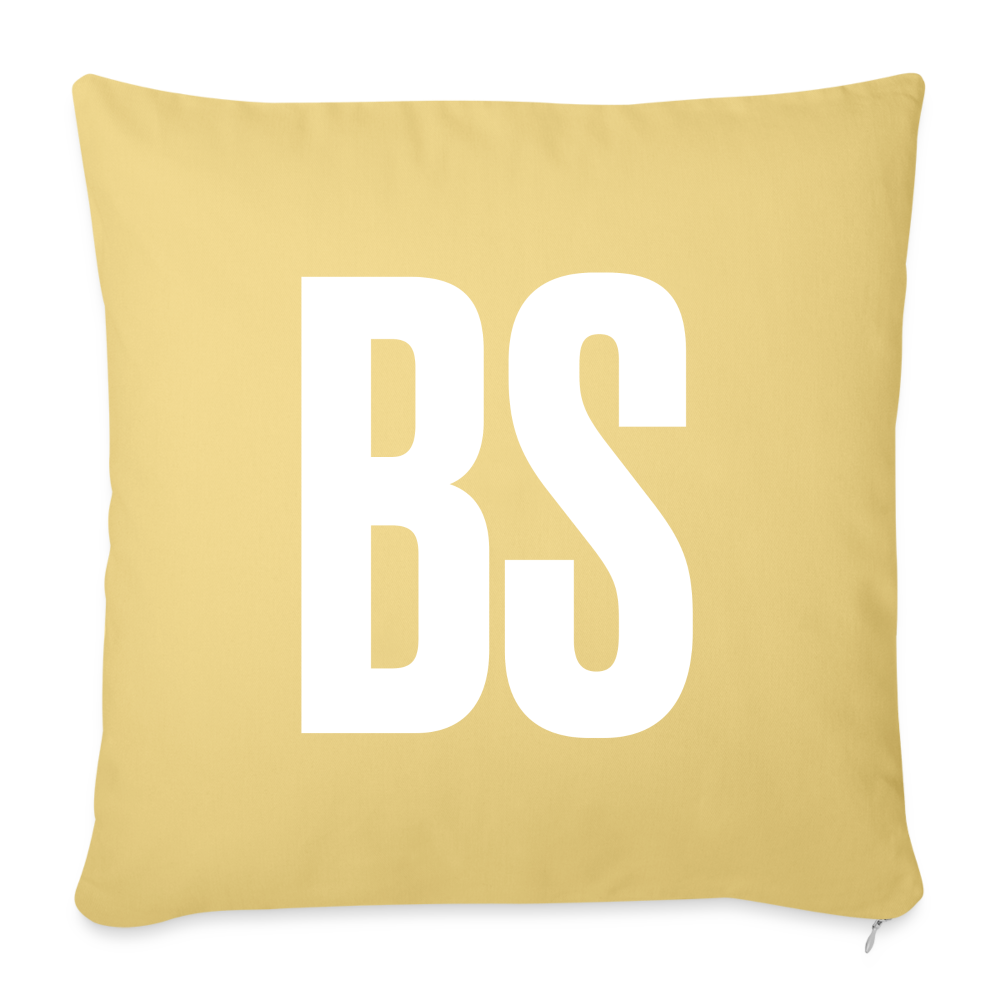 BS Sofa pillowcase 17,3'' x 17,3'' (45 x 45 cm) - washed yellow