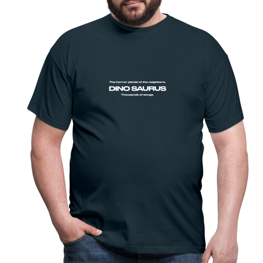 Dino Saurus Horror Men’s Premium T-Shirt - navy