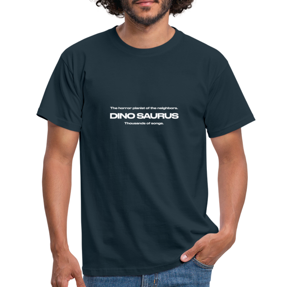 Dino Saurus Horror Men’s Premium T-Shirt - navy