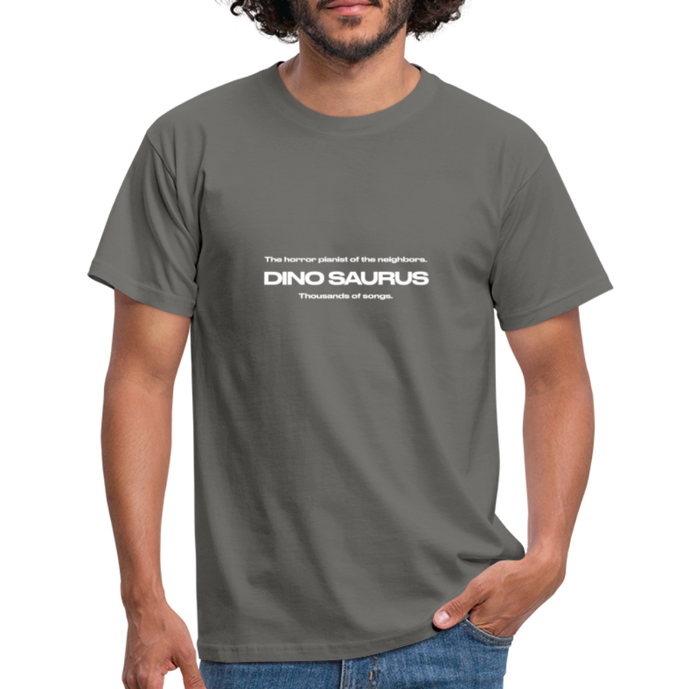 Dino Saurus Horror Men’s Premium T-Shirt - graphite grey