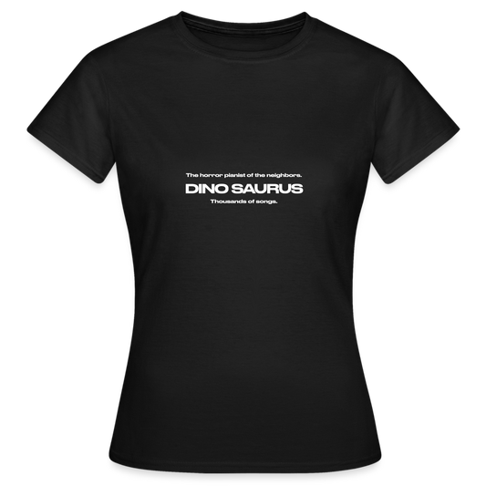 Dino Saurus Horror Women’s T-Shirt - black