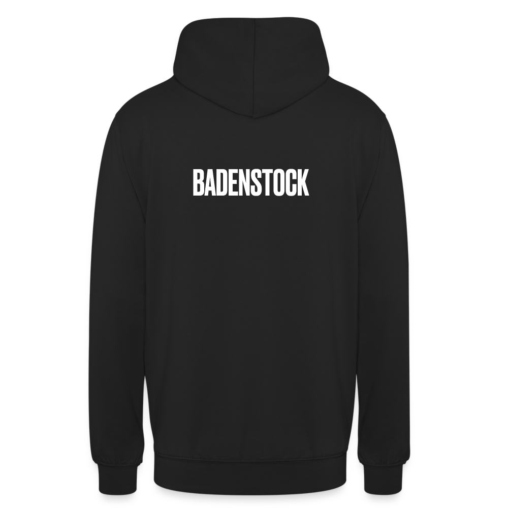 BS front + Badenstock Back Unisex Hoodie - black