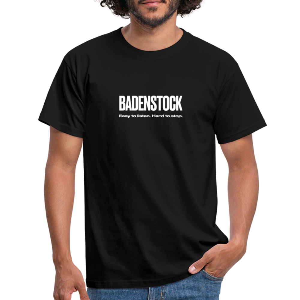 Badenstock Easy To Listen Men's T-Shirt - black