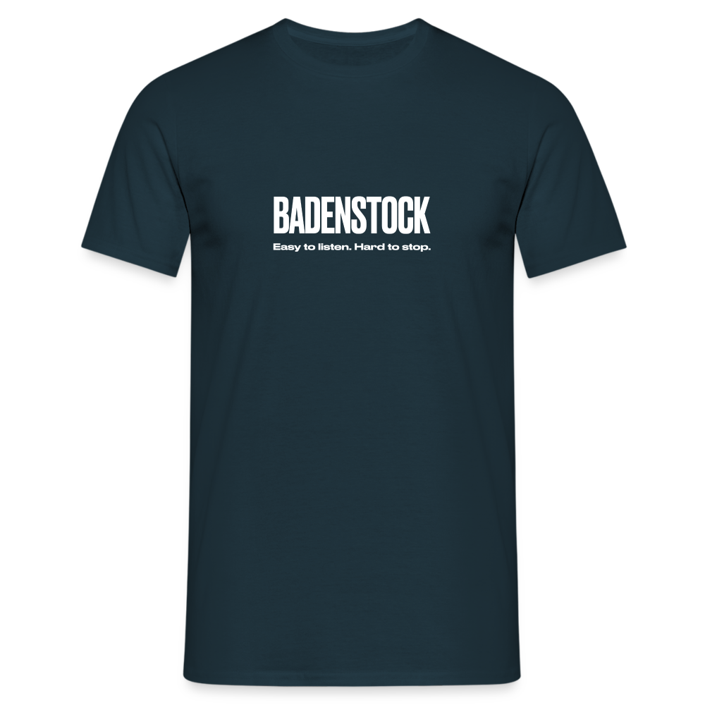 Badenstock Easy To Listen Men's T-Shirt - navy