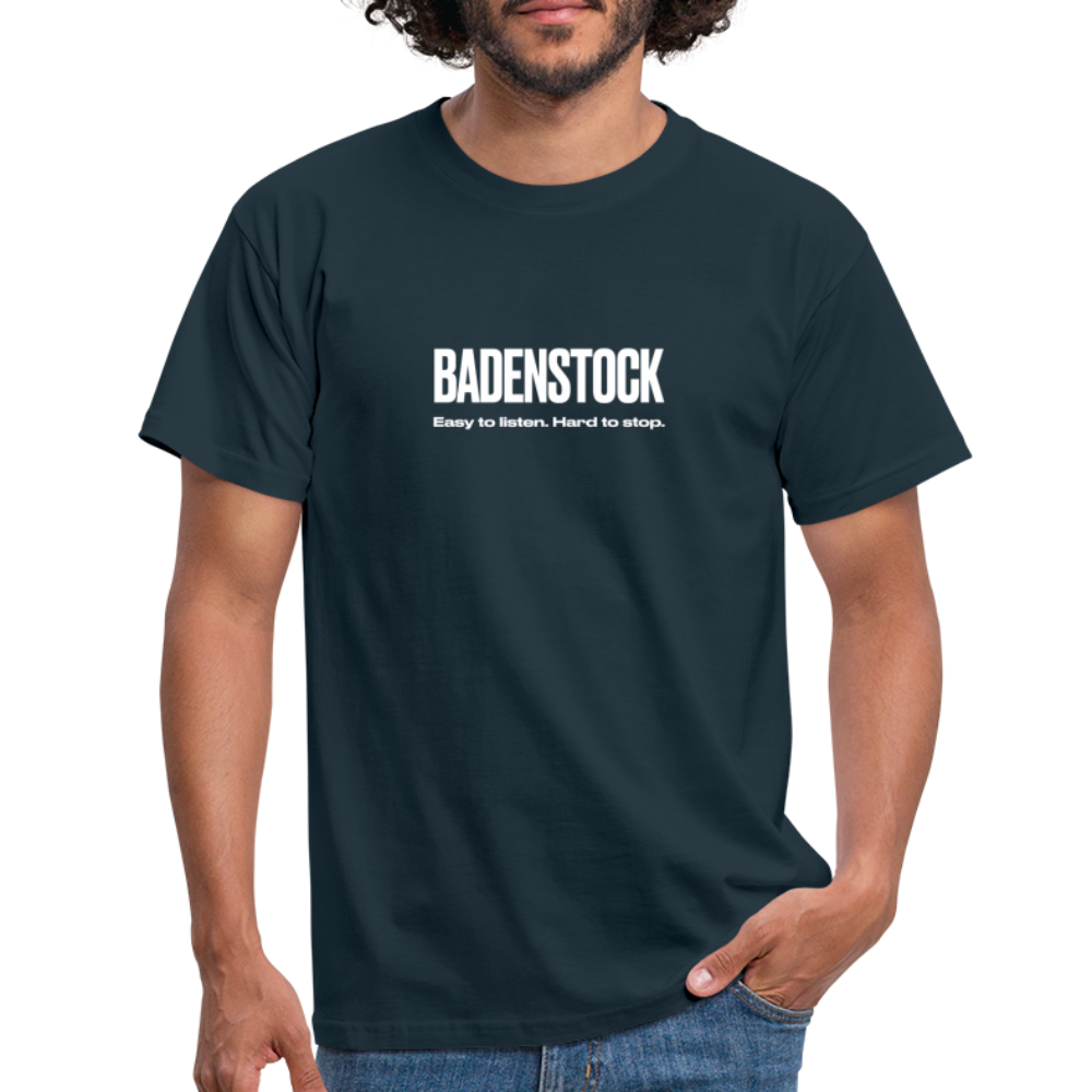 Badenstock Easy To Listen Men's T-Shirt - navy