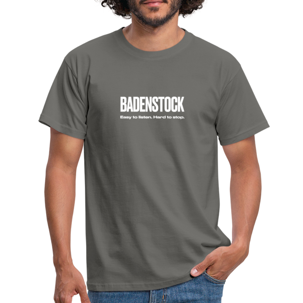 Badenstock Easy To Listen Men's T-Shirt - graphite grey