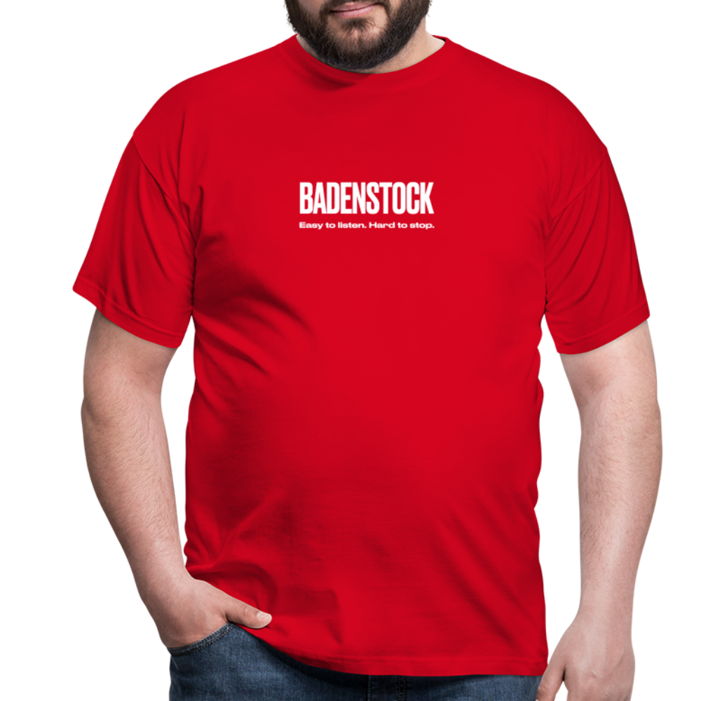 Badenstock Easy To Listen Men's T-Shirt - red