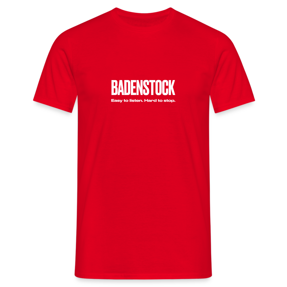 Badenstock Easy To Listen Men's T-Shirt - red