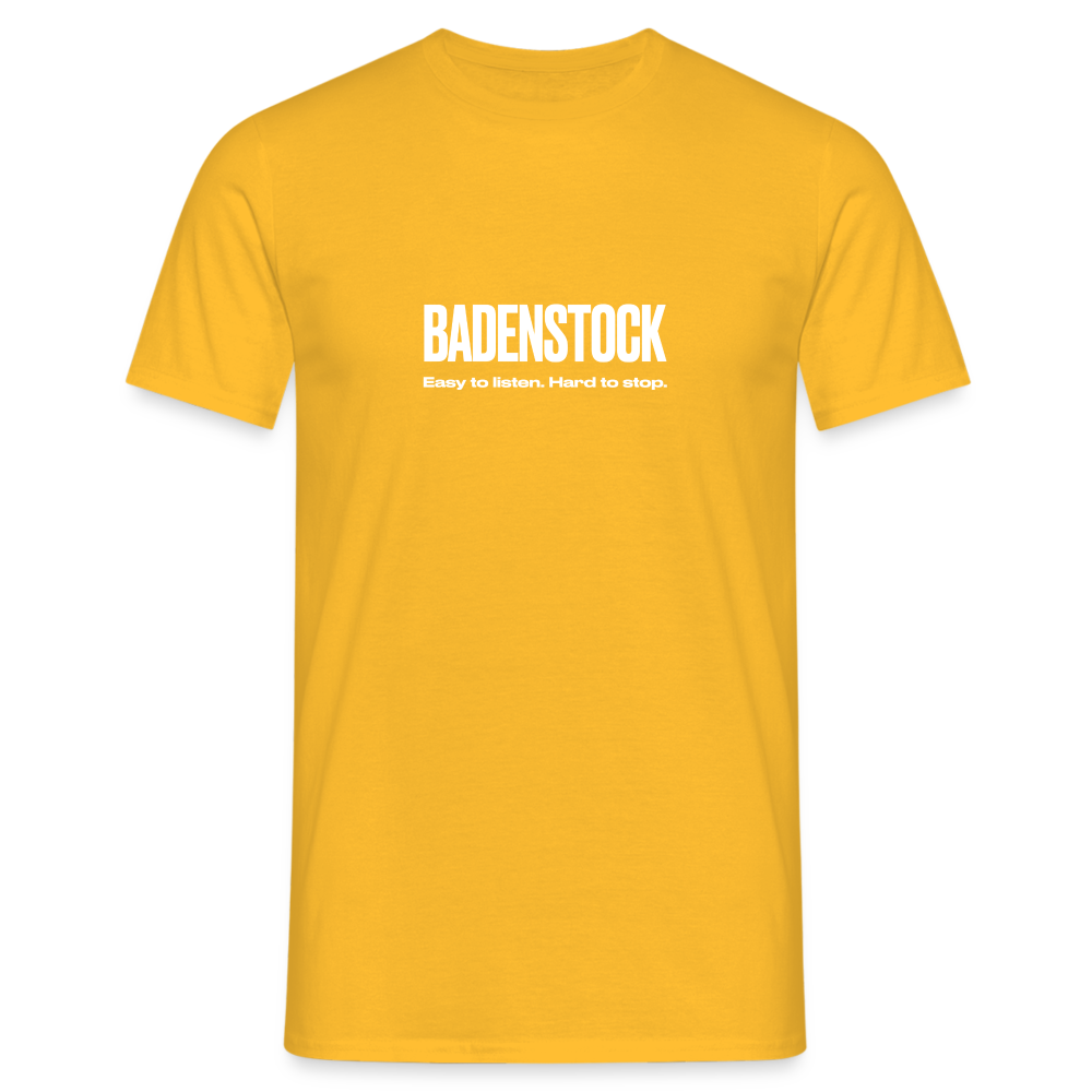 Badenstock Easy To Listen Men's T-Shirt - yellow