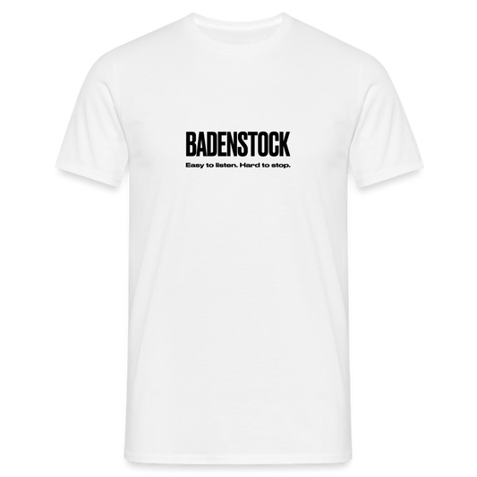 Badenstock Easy To Listen Men's White T-Shirt - white