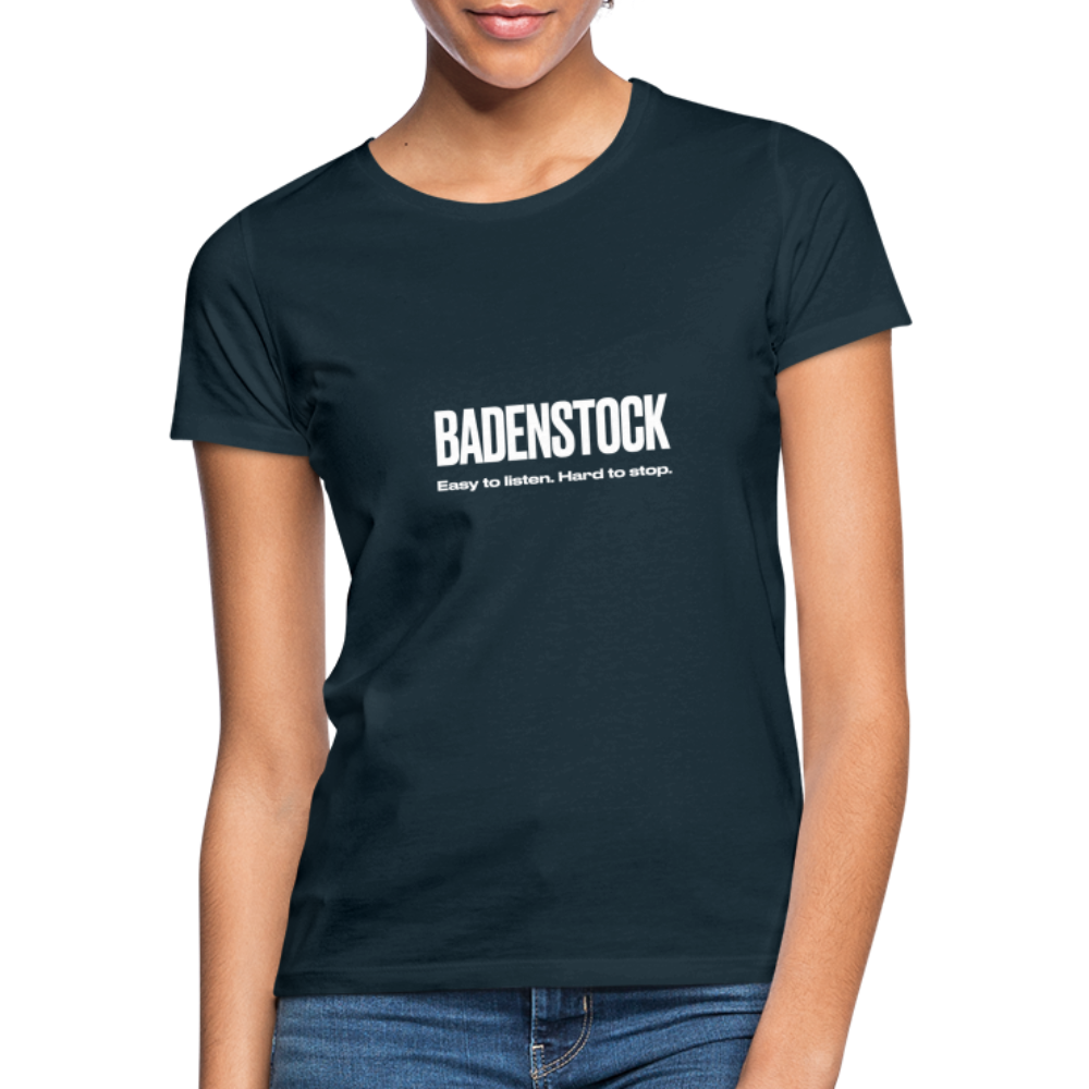 Badenstock Easy To Listen Women's T-Shirt - navy